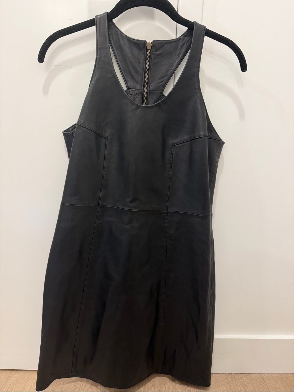 Leather Mini dress